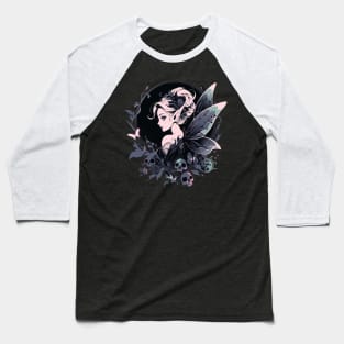 Pastel Goth Evil Fairy Baseball T-Shirt